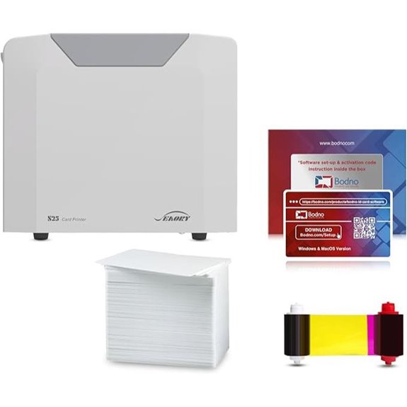 Bodno Seaory S25 ID Card Printer & Supplies