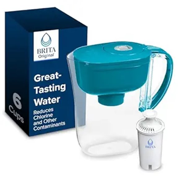 Brita Metro 6-Cup Water Filter Pitcher with Indicator