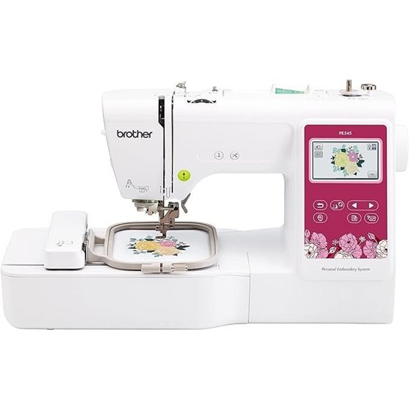 Brother PE545 Embroidery Machine with LCD Touchscreen