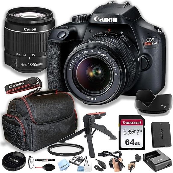 Canon EOS Rebel T100 DSLR Camera Kit