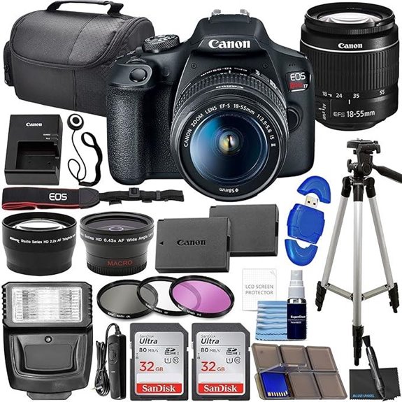 Canon EOS Rebel T7 DSLR Camera Bundle