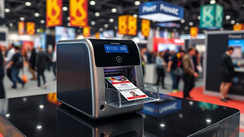 choosing efficient trade show badge printers