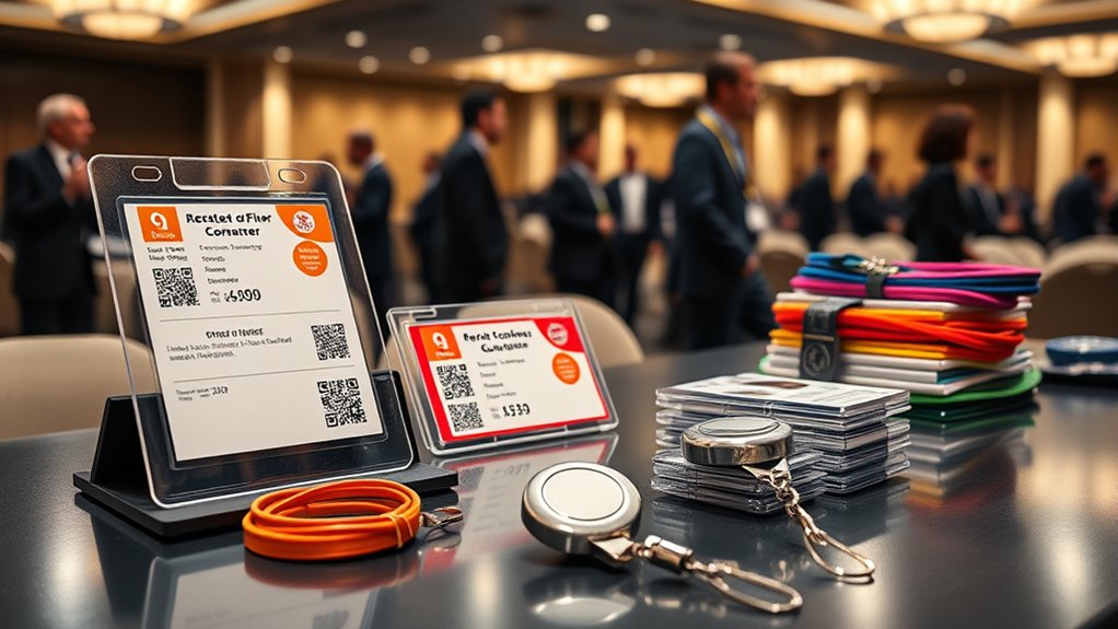 choosing functional conference badges