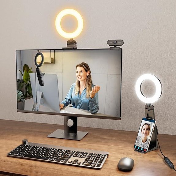 Evershop 5 Clip-On Ring Light for Video Calls