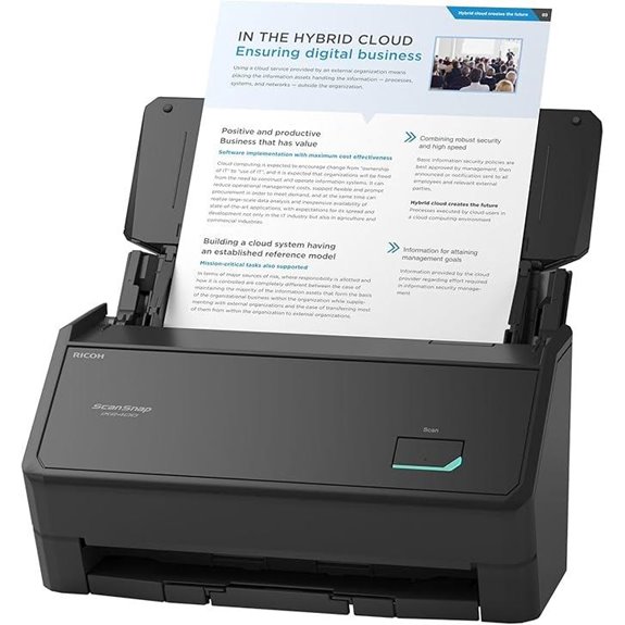 ScanSnap iX2400 Color Document & Receipt Scanner