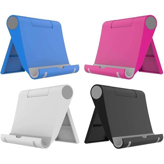 4 Pack Foldable Phone & Tablet Stands (4 Colors)