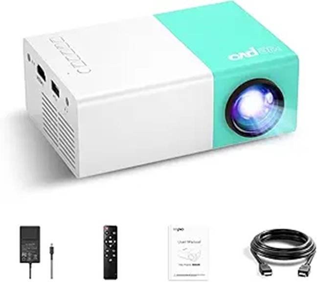 Mini Portable LED Movie Projector for Home & Outdoor