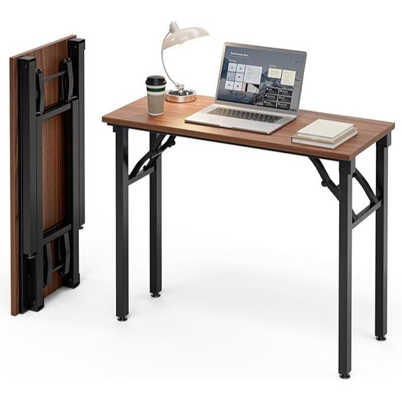 Frylr Small Folding Laptop Desk for Small Spaces