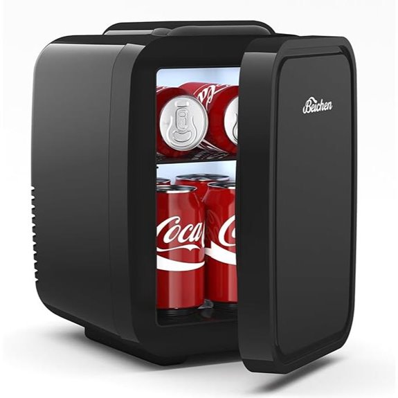 Mini Fridge 4L/6 Can Portable Cooler for Bedroom/Car