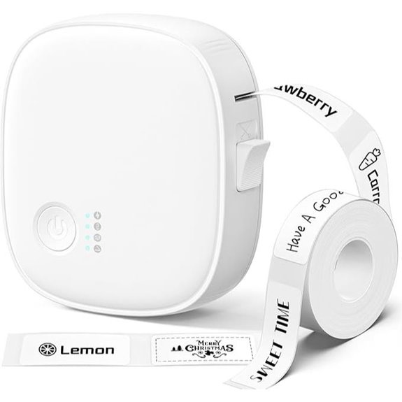 Mini Bluetooth Label Maker with Tape and Cutter