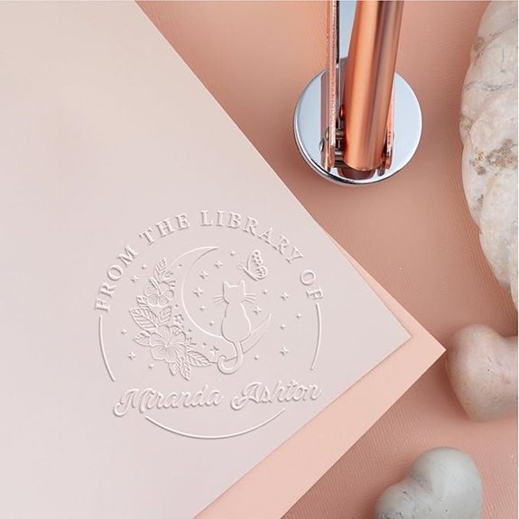 Personalized Book Embosser for Library & Gifts