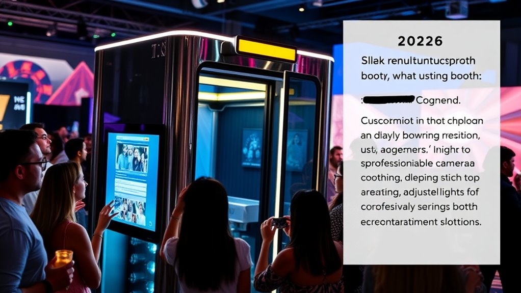 customizable portable event photo booths