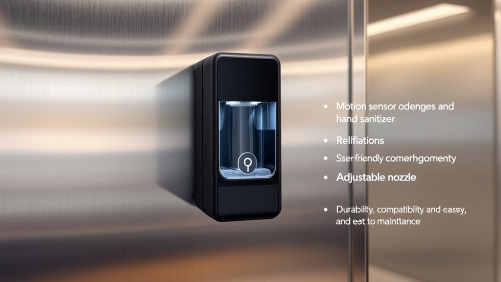 dispenser features and durability