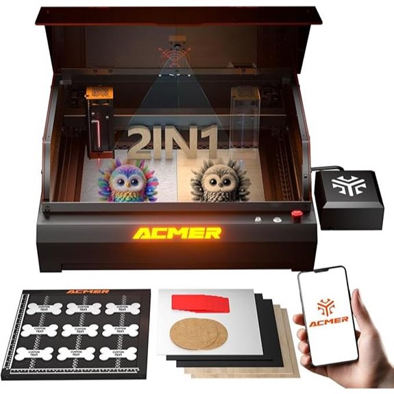 Acmer P3 2-in-1 Laser Engraver with Camera