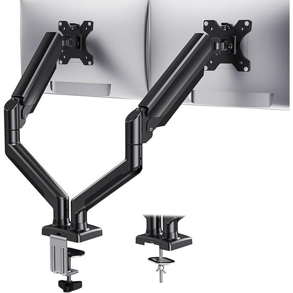 HUANUO Dual Monitor Mount for 2 Screens