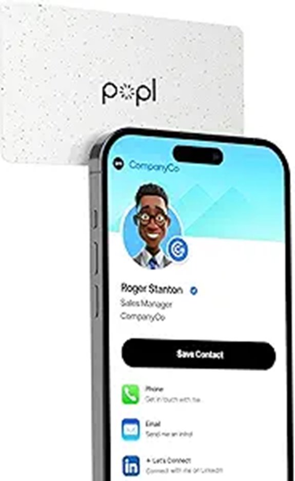 Popl NFC Digital Business Card (100% Recycled)