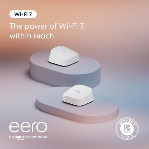 Amazon eero 7 Dual-Band Mesh Wi-Fi 7 Router (2-Pack)