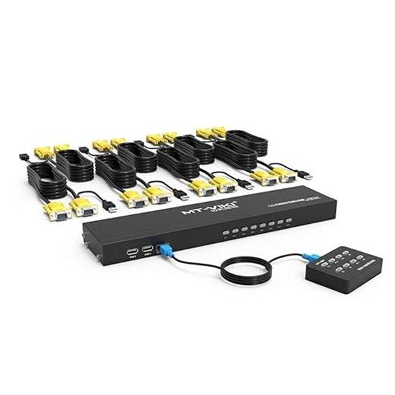 MT-VIKI 8-Port KVM Switch with Cables & Power