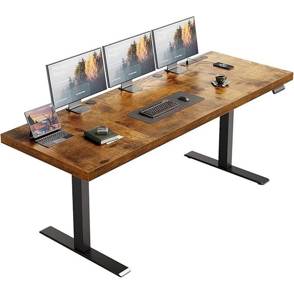 OffiGo 71 Electric Sit-Stand Desk with Power
