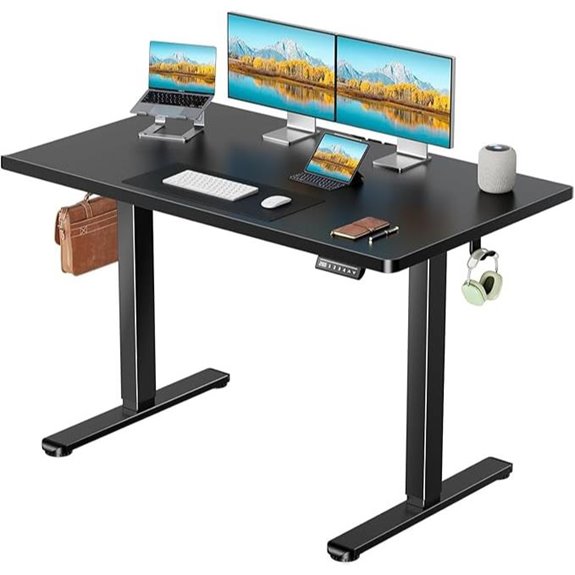 Marsail Electric Height-Adjustable Standing Desk 55x30