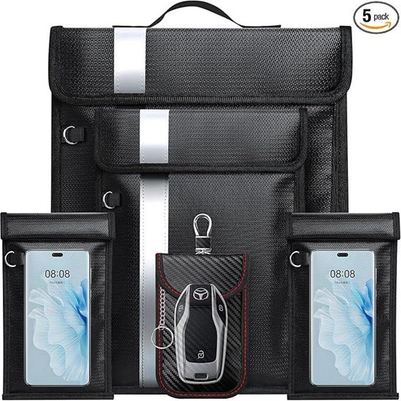 EMP Proof Faraday Bag for Phones Laptops & Keys