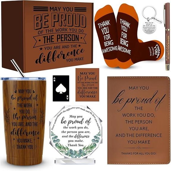 Employee Appreciation Gift Set with Tumbler & Accessories