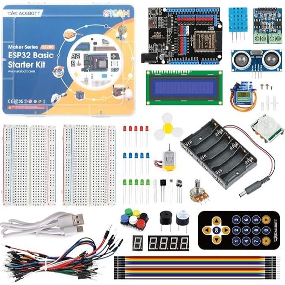 ACEBOTT ESP32 Basic Starter Kit with 96 Items