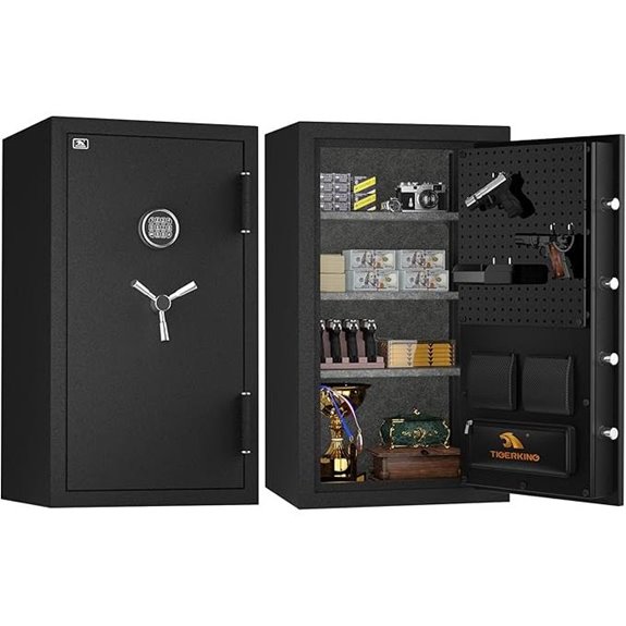 TIGERKING 8.78 Cu Ft Fireproof Waterproof Safe with Lock