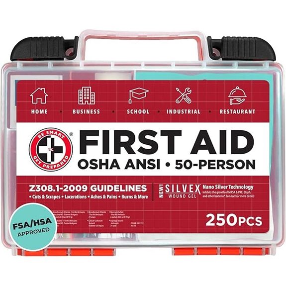 Be Smart OSHA/ANSI First Aid Kit for 50 Persons