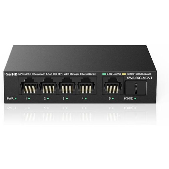 5 Port 2.5Gbps Managed Ethernet Switch