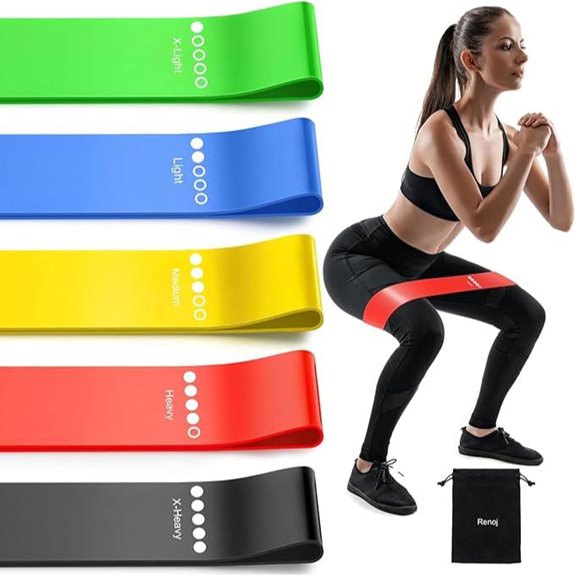 Resistance Bands 5-Pack for Workout & Strength Training