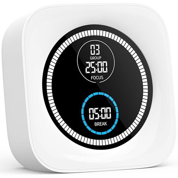 99-Minute Visual & Pomodoro Timer for Focus