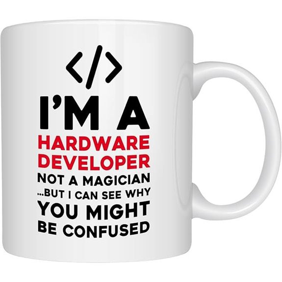 funny microchip engineer mug