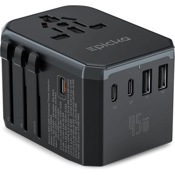 EPICKA GaN 45W Travel Adapter with USB Ports