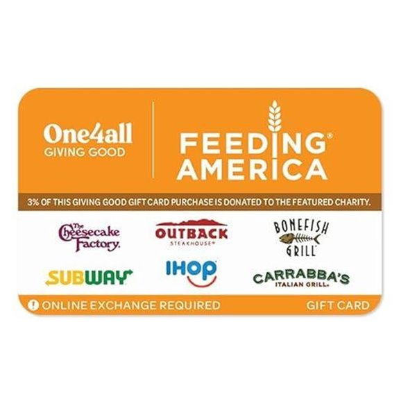 Giving Good Feeding America eGift Card