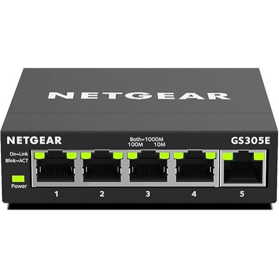 NETGEAR 5-Port Gigabit Ethernet Smart Switch
