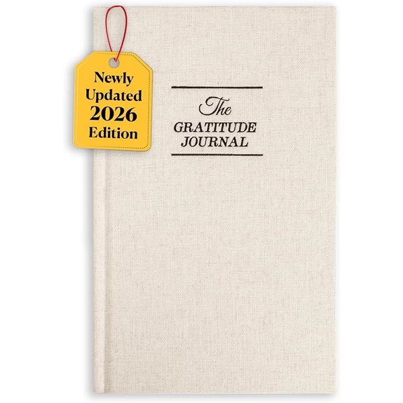 Gratitude Journal 2026 with Quotes & Prompts