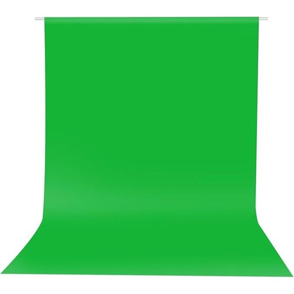 HEMMOTOP Green Screen Backdrop 5x7 ft for Photography