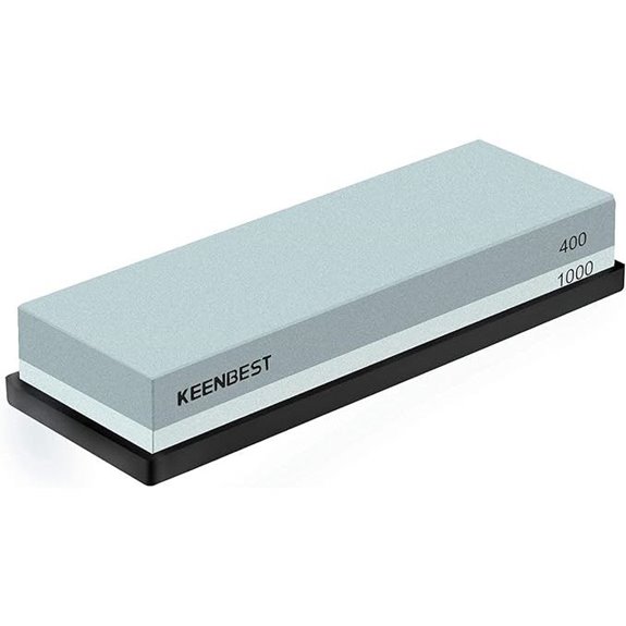 Actual Grit Sharpening Stone Set with Non-slip Base