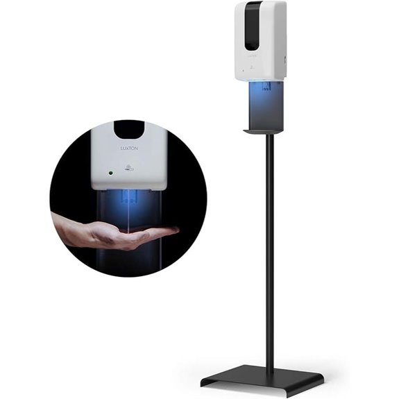 Luxton Hand Sanitizer Dispenser with Stand and Refill