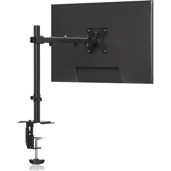 Pholiten Adjustable Heavy Duty Monitor Arm Stand