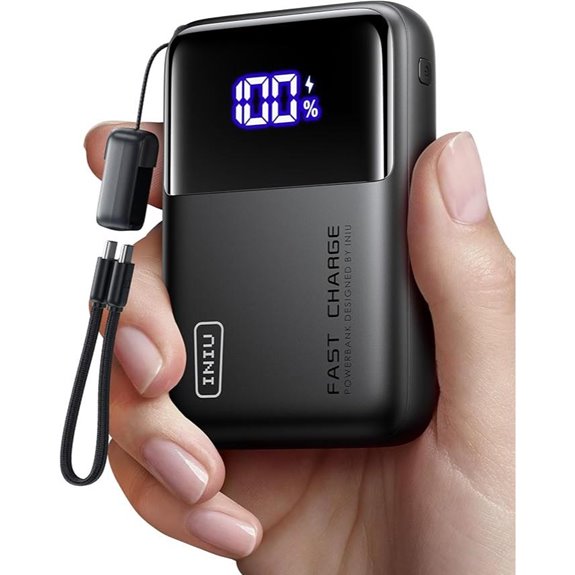 INIU 20000mAh 65W USB-C Power Bank with Fast Charging