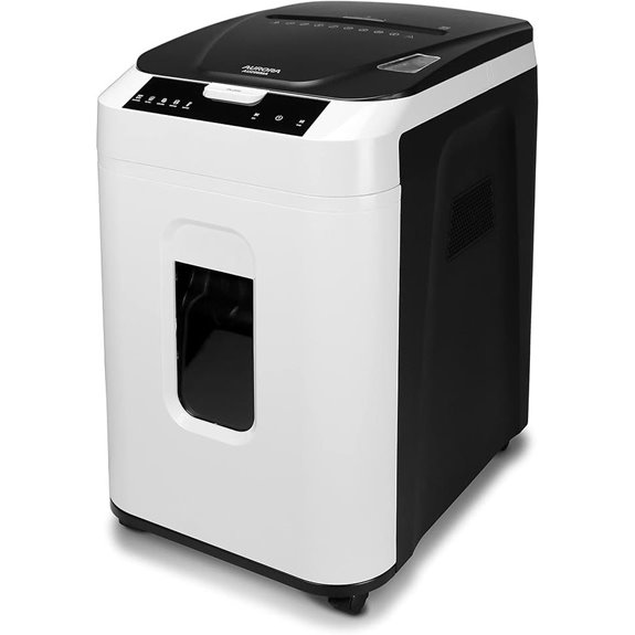 Aurora Commercial Micro-Cut Paper Shredder (200-Sheet)