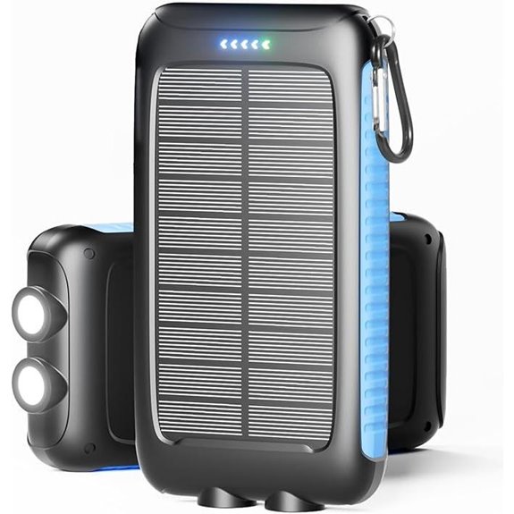Solar Power Bank 49800mAh Waterproof with Fast Charging