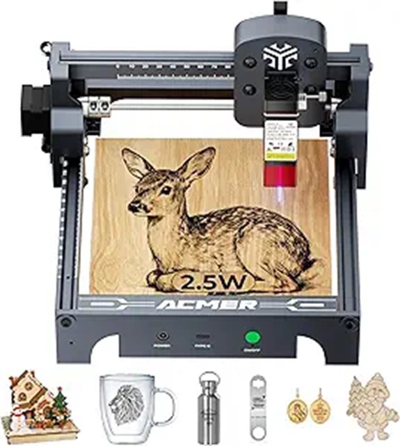 ACMER S1 Laser Engraver 2500mW for Crafts