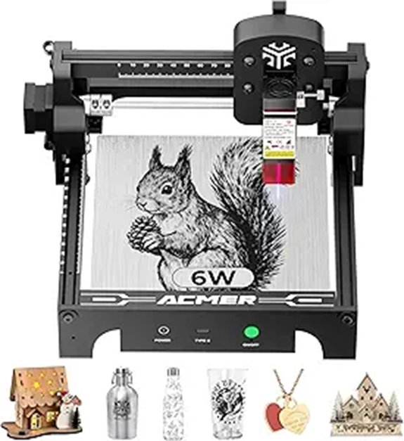 ACMER S1 Laser Engraver 6000mW Desktop Craft Machine