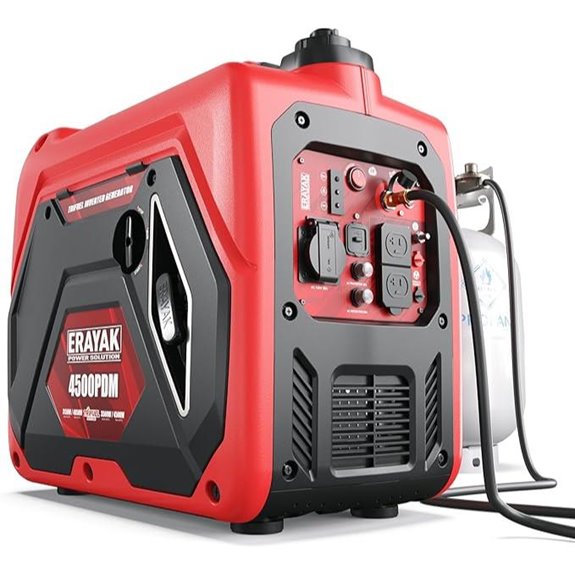 ERAYAK 4500W Dual-Fuel Portable Inverter Generator