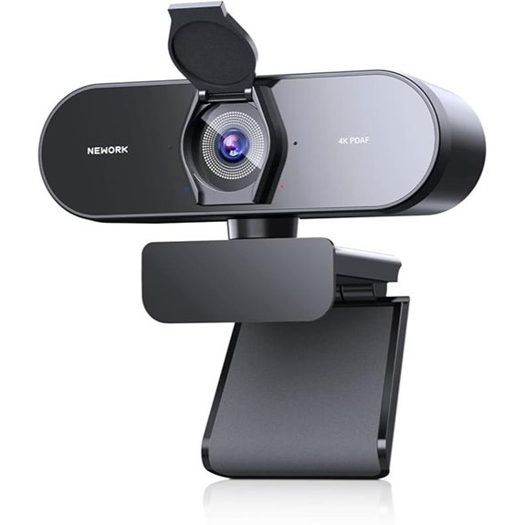 4K Webcam with Autofocus and Noise Reduction Mic