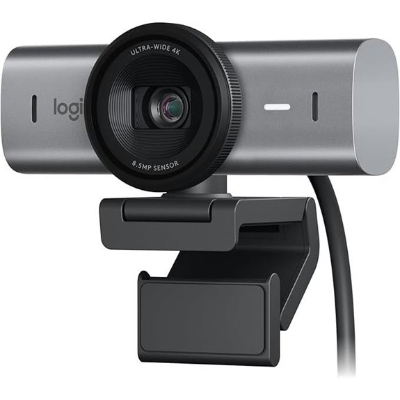 Logitech MX Brio 4K Webcam for Collaboration & Streaming