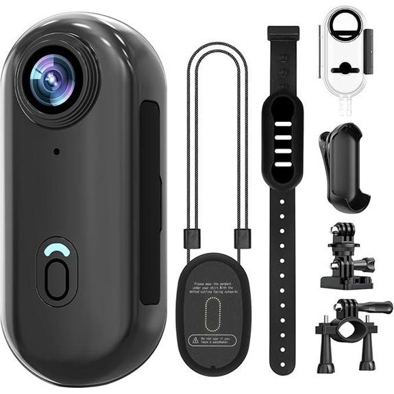 4K Mini Body Camera 64GB Waterproof POV Cam